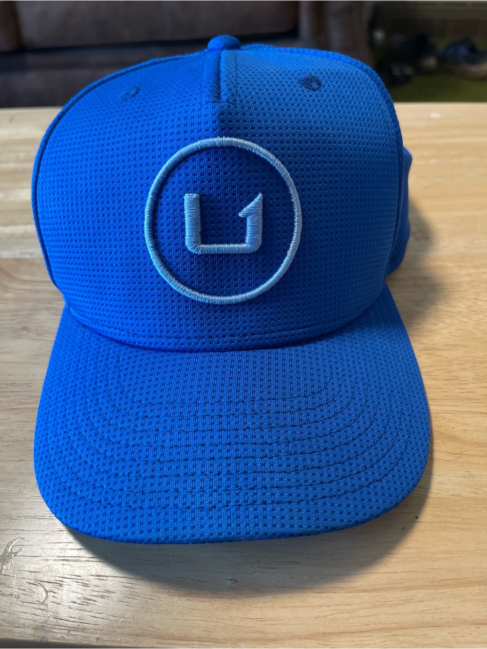 Huk Fishing A1A Barb U Stretch Hat Blue Flex L/XL
